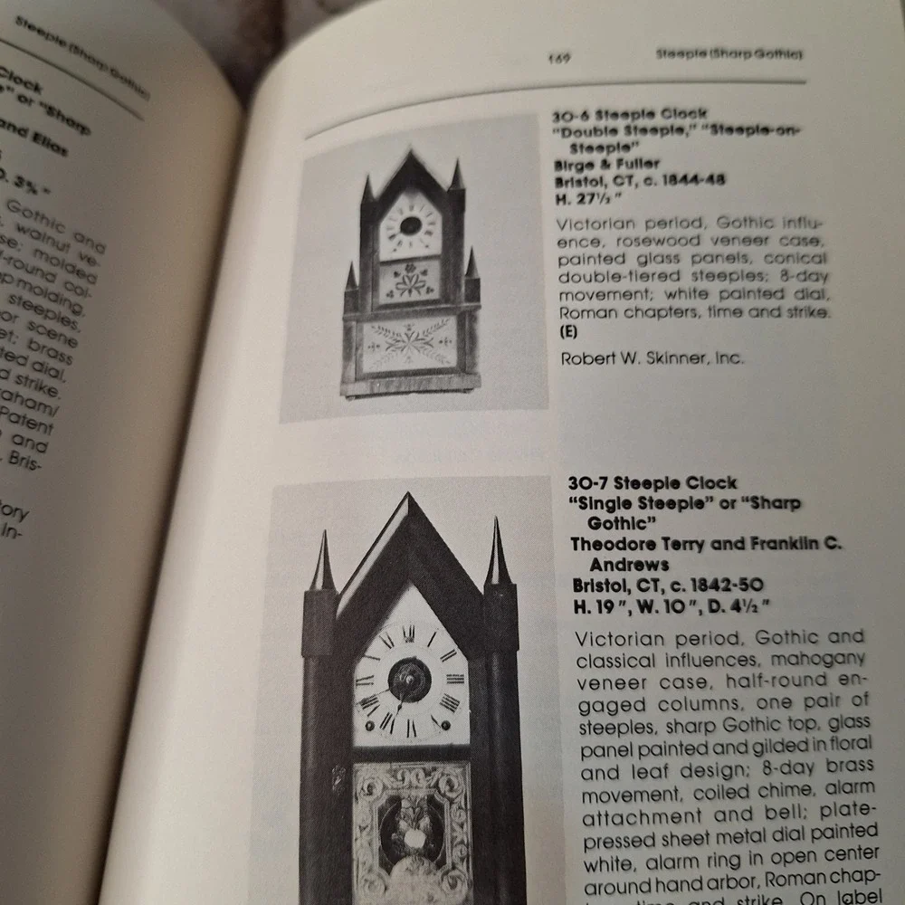 The Warner Collector's Guide to American Clocks Anita Schorsch Identification Bk